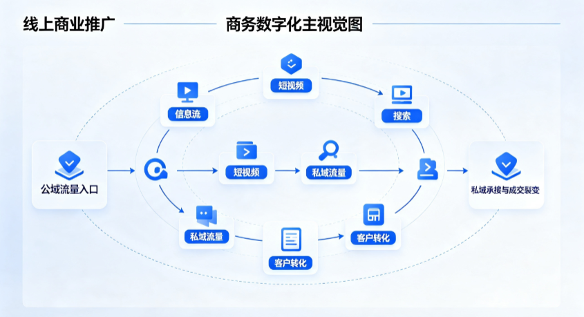 虹口区线上商业推广怎么做？全域流量闭环搭建与低成本转化实战指南
